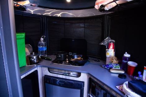 Illustration for article titled A 2018 Ford F-150 Diesel Pulling an Airstream Basecamp Is the Best Version of 'Camping'
